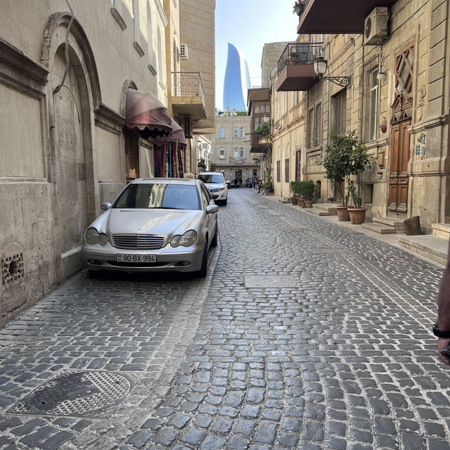 Baku old city exploring was amazing 🔥💕