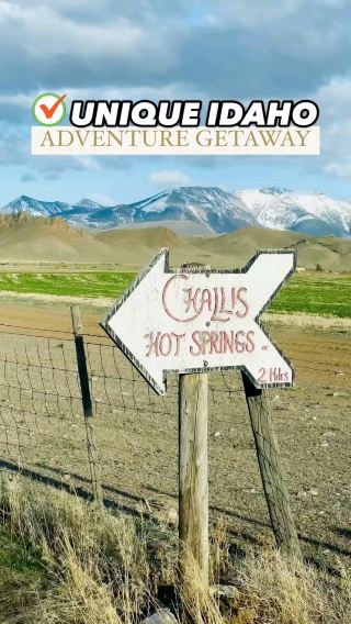 Unique Idaho Hot Spring you need to visit! 📍 Challis Hot Springs 