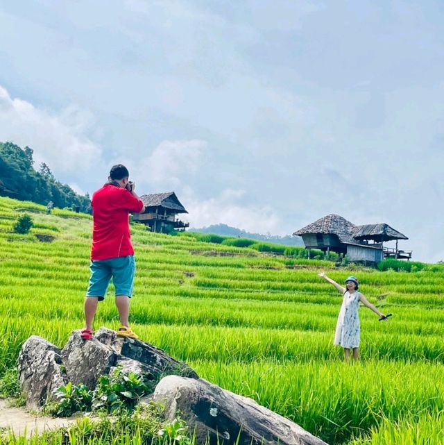 นาขั้นบันได บ้านป่างเปียง เชียงใหม่