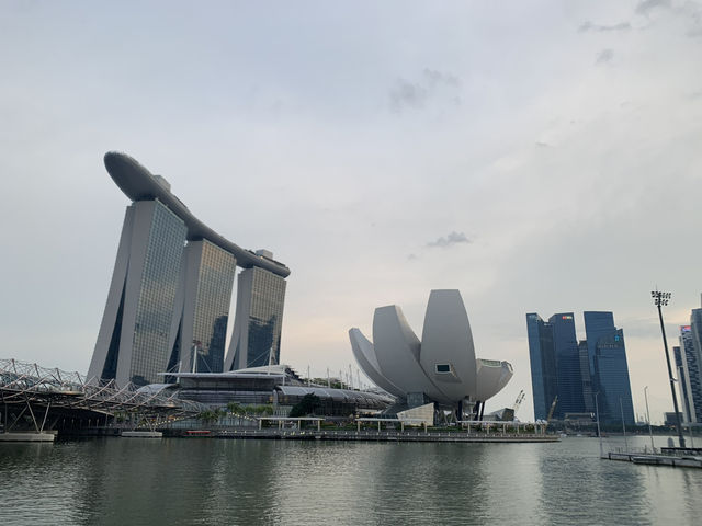 Marina Bay เดินเล่น ชมไฟ ที่สิงคโปร์