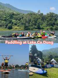 Fun Stand-up Paddling at Lake Co Dung🇻🇳 Hanoi