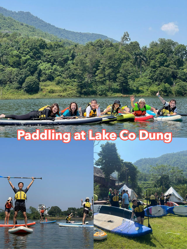 Fun Stand-up Paddling at Lake Co Dung🇻🇳 Hanoi Fun Stand-up Paddling at Lake Co Dung🇻🇳 Hanoi