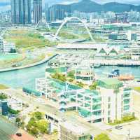 南浦洞　ロッテ百貨店の屋上はすごかった‼️