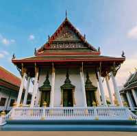 泰國曼谷皇家古跡寺廟景點:Wat Buppharam Worawihan，適合拍照📸打卡休息冥想