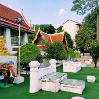 泰國曼谷著名皇家寺廟景點:Wat Hong Rattanaram Ratchaworawihan，建築雄偉壯觀，適合打卡拍照📸