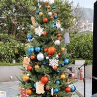 🎏香港東涌東薈城🎄聖誕戶外市集❄️Marshville戶外滑雪樂園