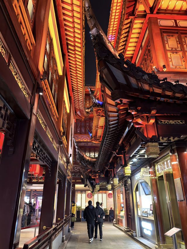 Yuyuan Old Street: Shanghai’s Nighttime Wonderland