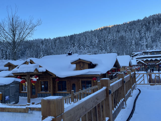 🇨🇳 หมู่บ้านหิมะ "雪乡" ⛄️ ❄️ ☃️ (China Snow Town) 