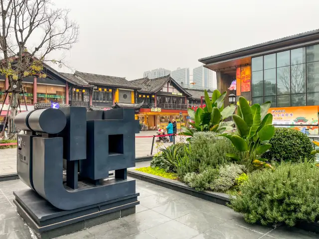 Chengdu Traditional Shopping Street..Wenshu Fang.