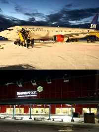 EARLY MORNING AT KIRUNA AIRPORT, SWEDEN 