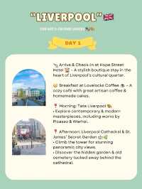 Liverpool Itinerary 