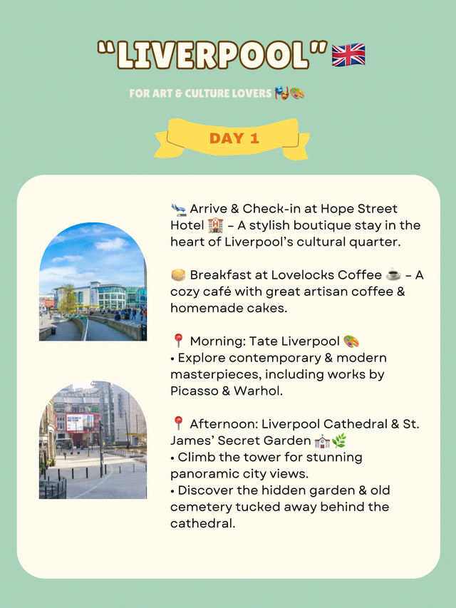 Liverpool Itinerary 