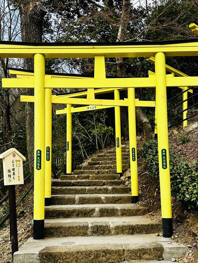 七色鳥居のある足利織姫神社