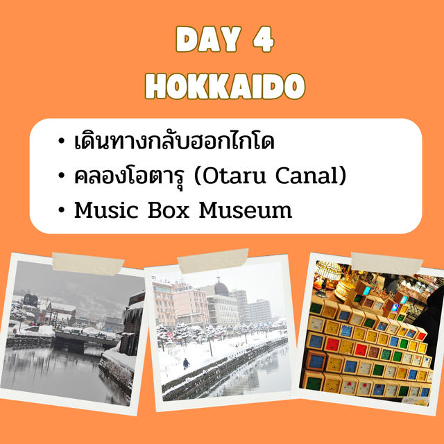 แจก แพลนเที่ยว ฮอกไกโด 6 วัน 4 คืน