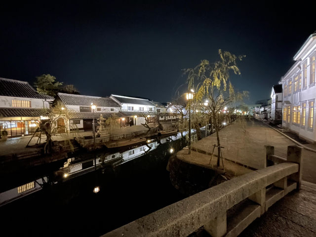倉敷美観地区の夜が美しすぎた✨