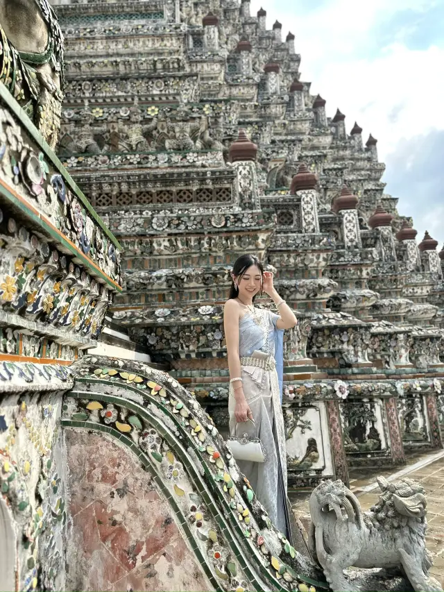 去曼谷鄭王廟體驗穿泰服📍做一天泰妹💕