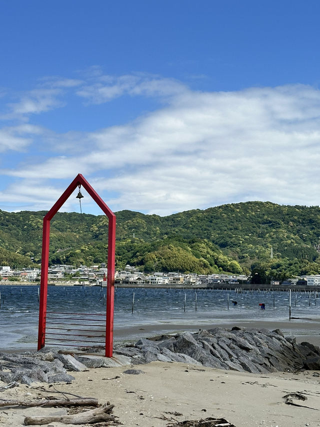 【愛知】無人島への幻の道 トンボロ干潟 潮干狩りスポット