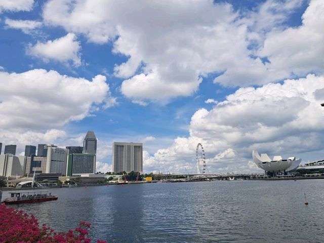 新加坡旅遊🥳熱門高質打卡景點📸魚尾獅公園😍欣賞濱海灣超美海景風景💓