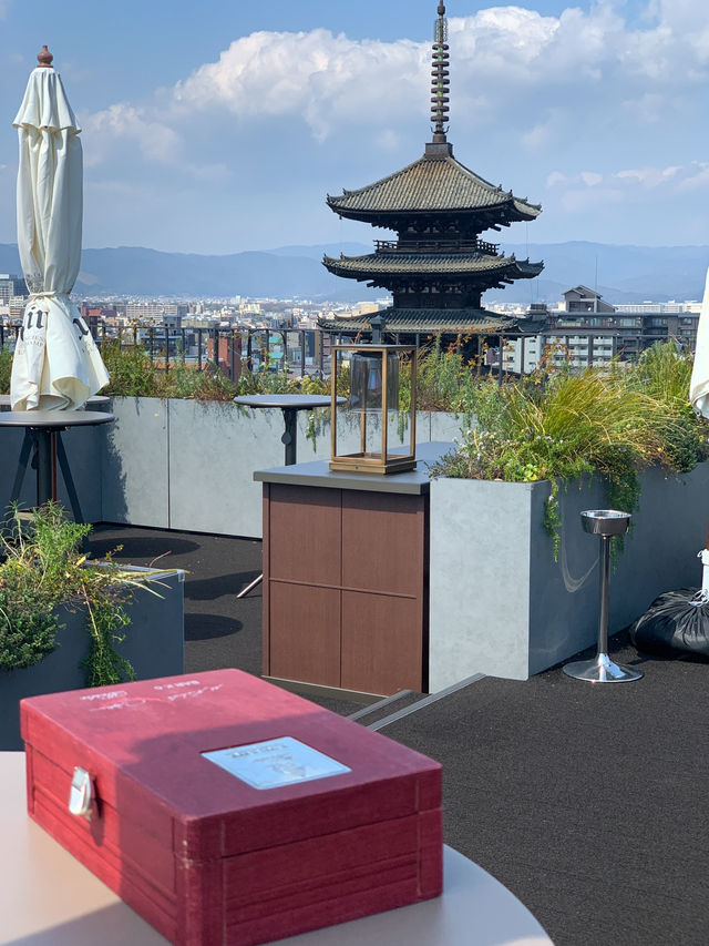【京都】五重塔ビュー×ビール