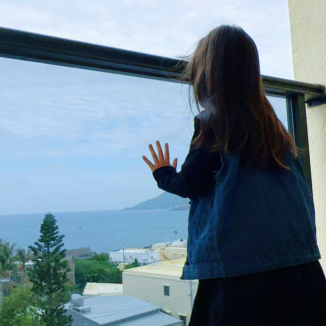 國境之南「墾丁」🏖️  親子住宿首選-南喃夕語・暮日🤍樓中樓海景景觀房
