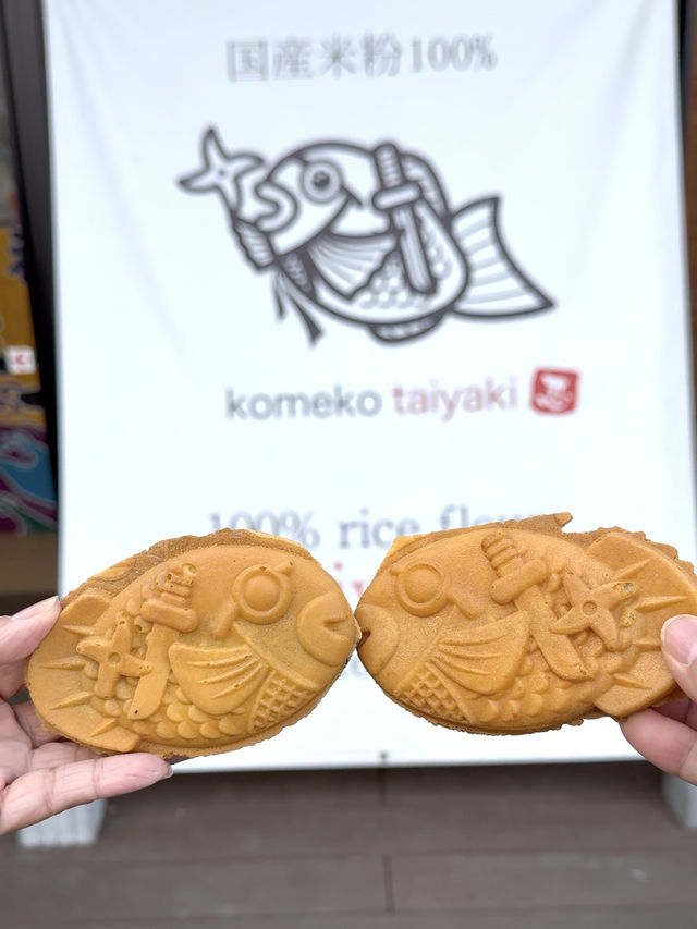 【福岡グルメ】福岡初上陸✨️グルテンフリーの米粉たい焼き！