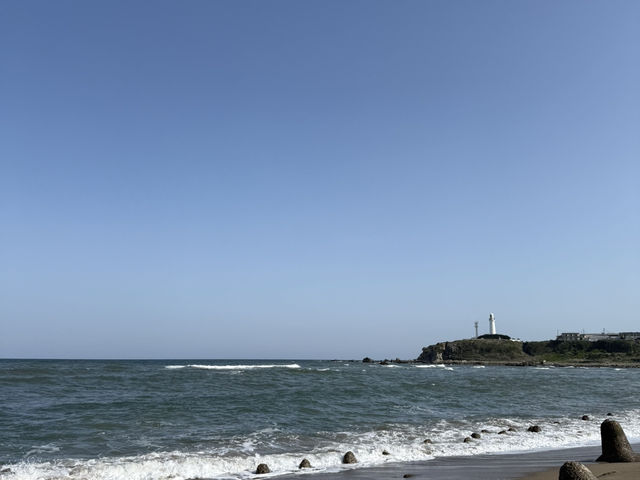 眺望燈塔的君ケ濱潮騷公園