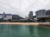ชายหาดสวย ทางตอนใต้ของเกาะฮ่องกง