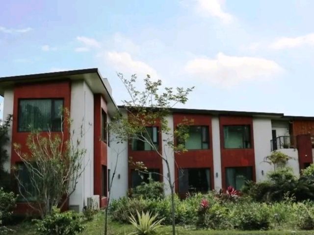 建築風格融合西式與日式的民宿