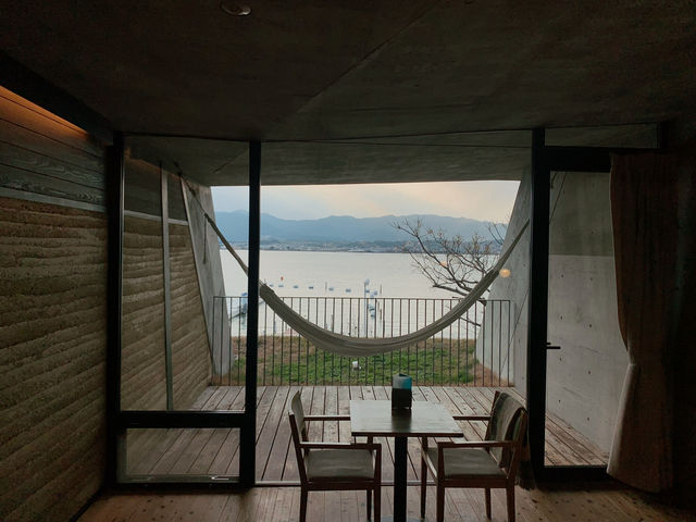 【滋賀🇯🇵】びわ湖のほとりで泊まる。🏝️