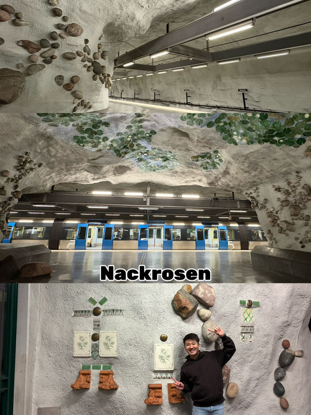 The fusion of art and metro. only in Stockholm