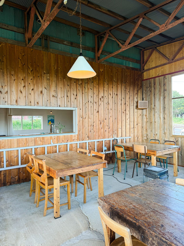  【山梨】ログハウスで食べる、おしゃれすぎるお好み焼き🥢🏔