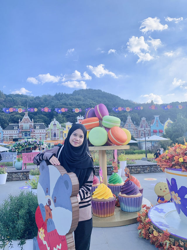 Sunflower Garden Walk: Everland, Korea