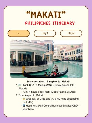  3-Day Makati Itinerary 💖⭐️