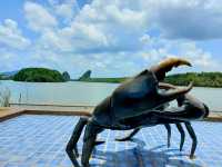 จุดเช็คอินเมืองกระบี่ 🦀🦀อนุสาวรีย์ปูดำ🦀🦀