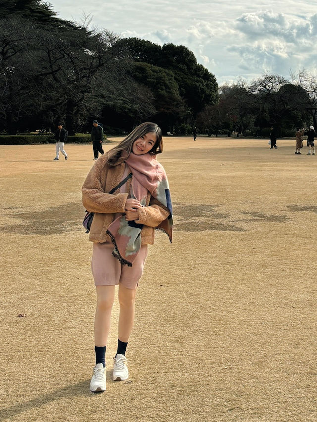 A Serene Walk at Shinjuku Gyoen 🌸
