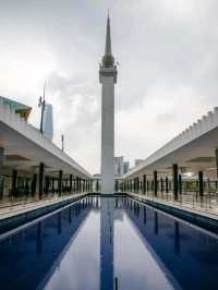 Everything felt calm and peaceful, The architecture reflects the timeless beauty of Islamic mosques, with a unique modern twist.