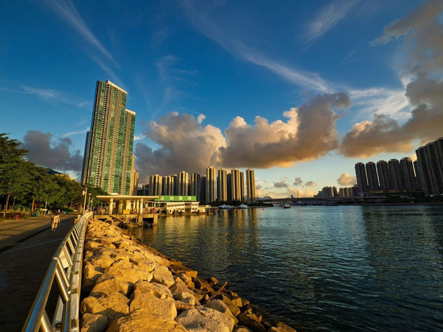 Vermillion Ribbons on Concrete Shores Vermillion Ribbons on Concrete Shores