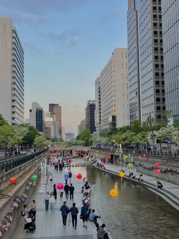 清溪川 (Cheonggyecheon Stream)