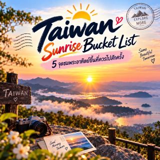 🌅 Taiwan Sunrise Bucket List 5 จุดชมพระอาทิตย์ขึ้นที่ควรไปสักครั้ง