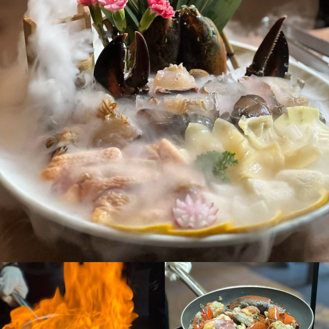 火璽·堯—深圳南山餐廳：首創龍蝦花膠雞湯鍋