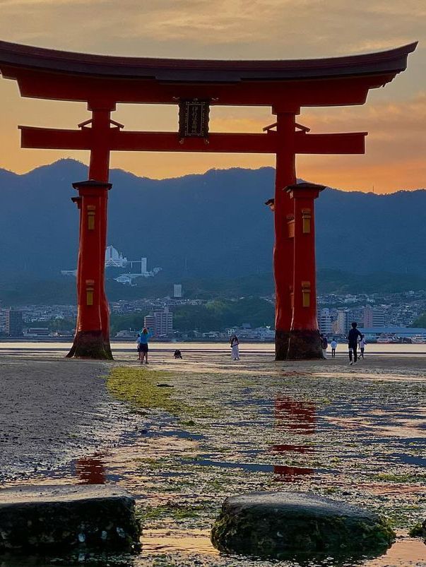 이쓰쿠시마 사원과 대새문: 바다 위 일본의 상징 🌊⛩️