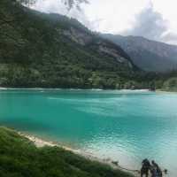 A stunning alpine lake 