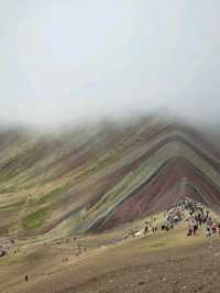 해외여행 페루 5000m의 고산 Vinicunca Rainbow Mountain