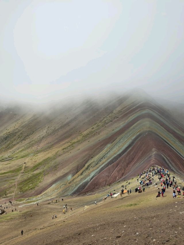 해외여행 페루 5000m의 고산 Vinicunca Rainbow Mountain
