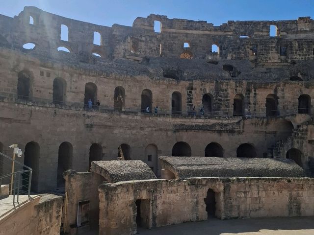 The third biggest roman arena with 35000 seats. 