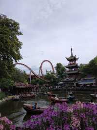 🎠 Sunset & Magic at Tivoli Gardens – Copenhagen's Fairytale Night 🌇✨🎆