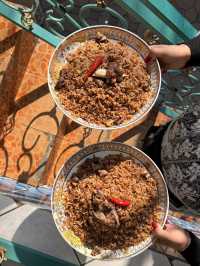 Uzbek Plov Magic at Chayhana Azim Ata: A Uzgen Foodie Gem 🍚🔥