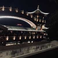 A Temple with a beautiful Night View 
