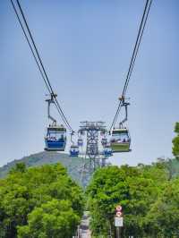 Hong Kong 🇭🇰 Ngong Ping 360 Pilgrimage Trail, panoramic 360 cable car experience.