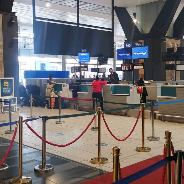 Flying from Johannesburg